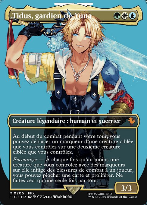 Tidus, gardien de Yuna