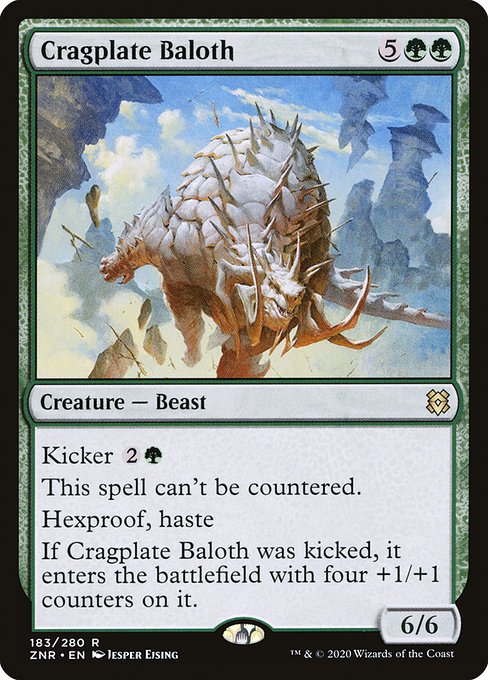 Cragplate Baloth (Zendikar Rising #183)