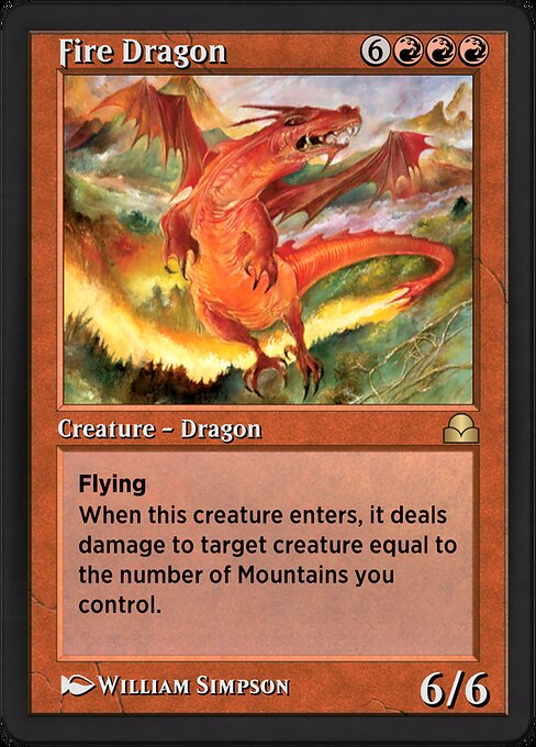 Fire Dragon - (aa4)