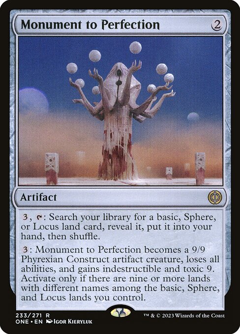 Monument to Perfection (Phyrexia: All Will Be One #233)