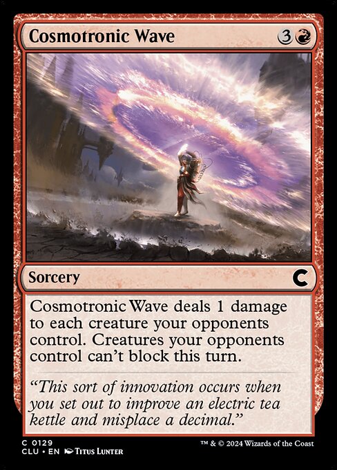 Cosmotronic Wave (Ravnica: Clue Edition #129)