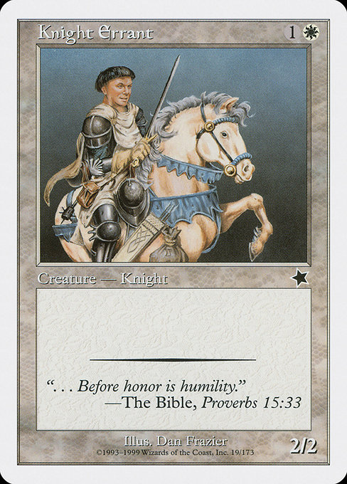 Chevalier errant|Knight Errant