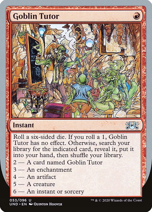 Goblin Tutor (Unsanctioned #53)