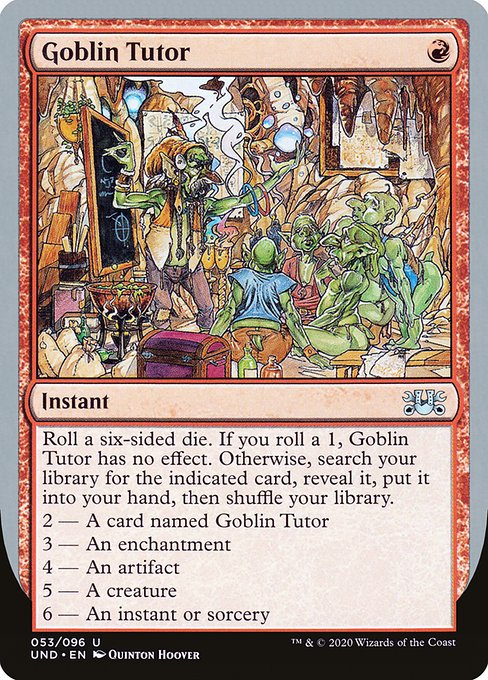 Goblin Tutor (und) 53