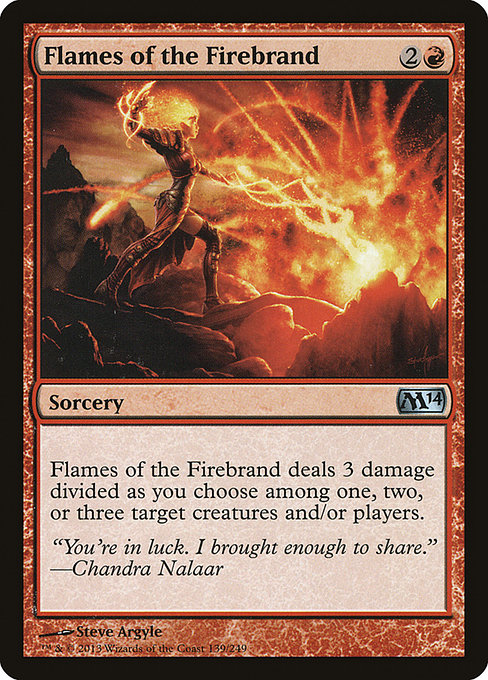 Flames of the Firebrand (Magic 2014 #139)