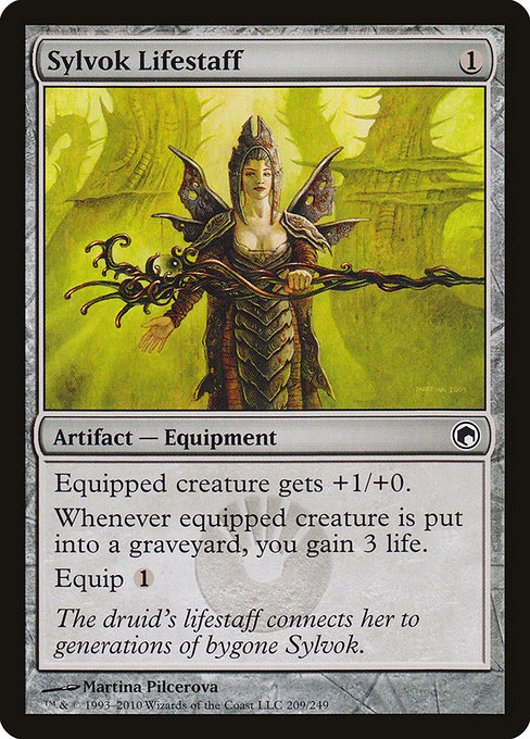 Sylvok Lifestaff (Scars of Mirrodin #209)