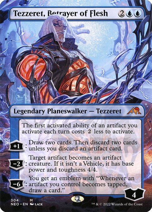 Tezzeret, Betrayer of Flesh (Kamigawa: Neon Dynasty #304)