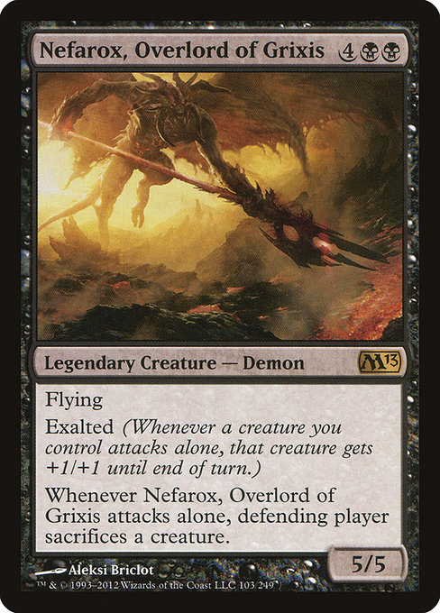 Nefarox, suzerain de Grixis|Nefarox, Overlord of Grixis