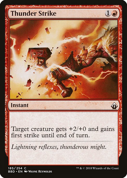 Thunder Strike (Battlebond #185)