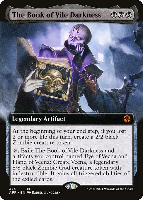 The Book of Vile Darkness card image