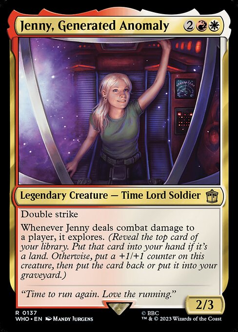 Jenny, Generated Anomaly (Doctor Who #137)