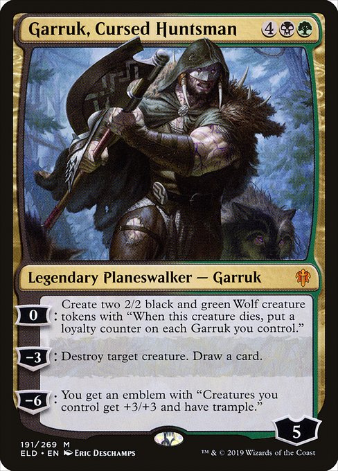 Garruk, Cursed Huntsman (eld) 191 Garruk, Cursed Huntsman (eld) 191