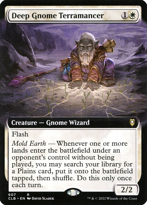 Deep Gnome Terramancer (Extended Art)