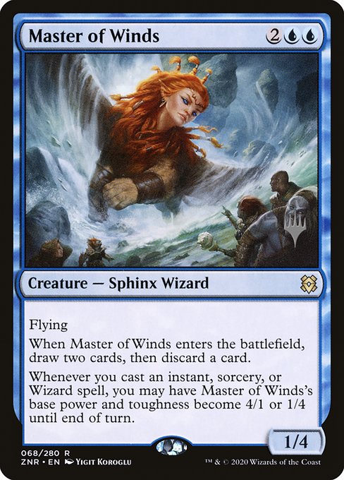 Master of Winds (Zendikar Rising Promos #68p)