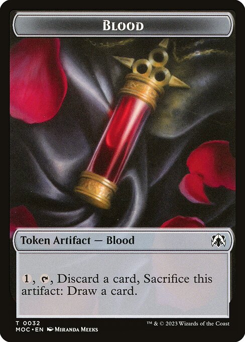 Blood (March of the Machine Commander Tokens #32)