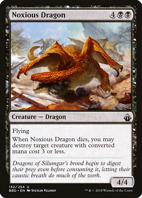 Noxious Dragon (Battlebond #152)