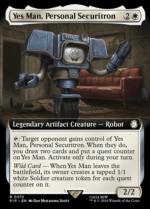 Yes Man, Personal Securitron card image