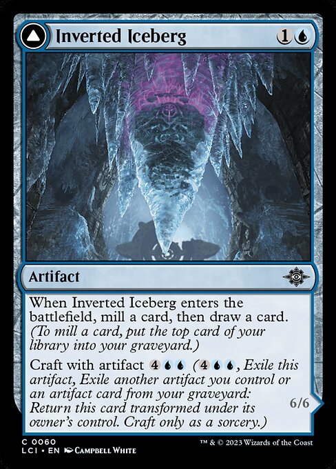 Inverted Iceberg // Iceberg Titan (The Lost Caverns of Ixalan #60)