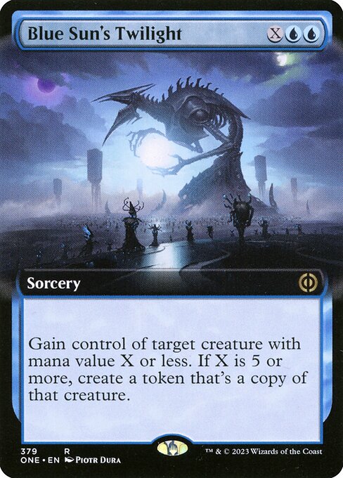 Blue Sun's Twilight – Extended Art (Phyrexia: All Will Be One)