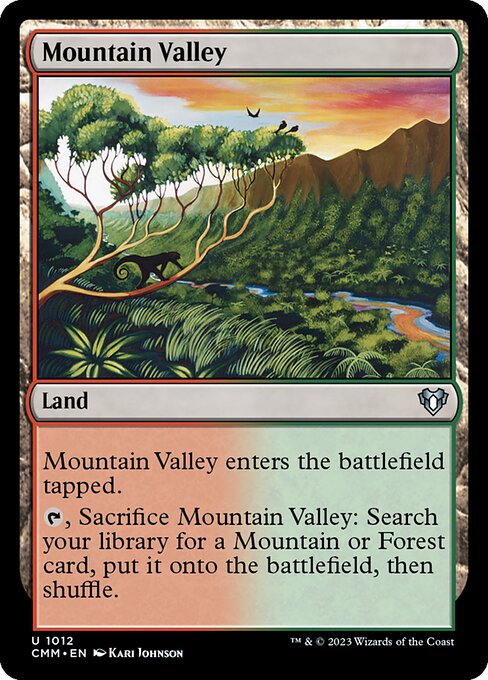 Mountain Valley (Commander Masters #1012)