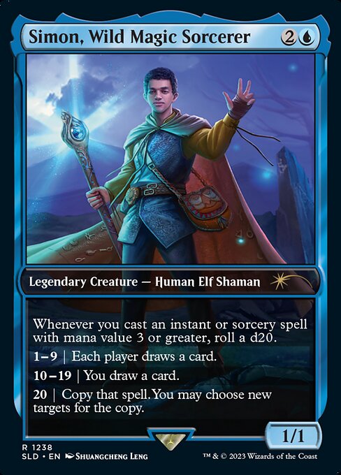 Simon, Wild Magic Sorcerer (Secret Lair Drop #1238)