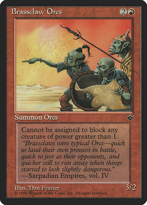 Brassclaw Orcs (Fallen Empires #49b)