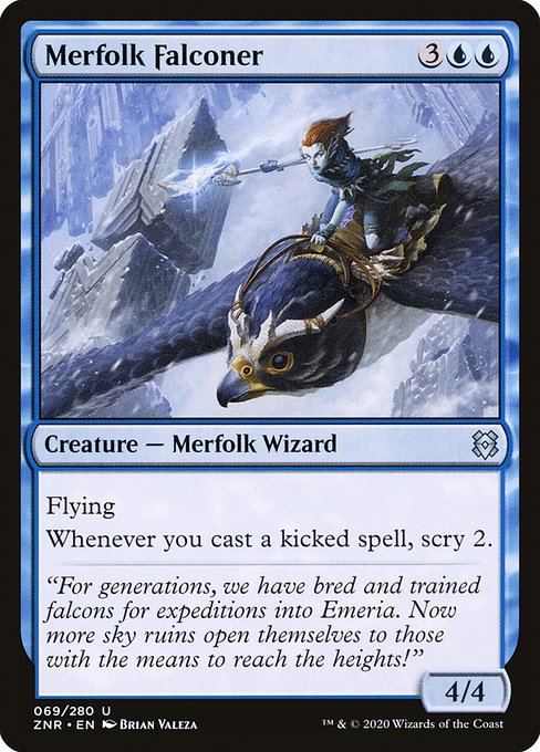 Merfolk Falconer (Zendikar Rising #69)