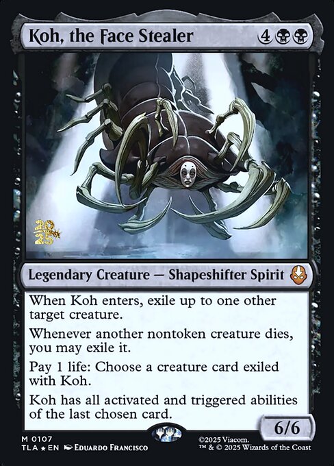 Koh, the Face Stealer magic the gathering card art