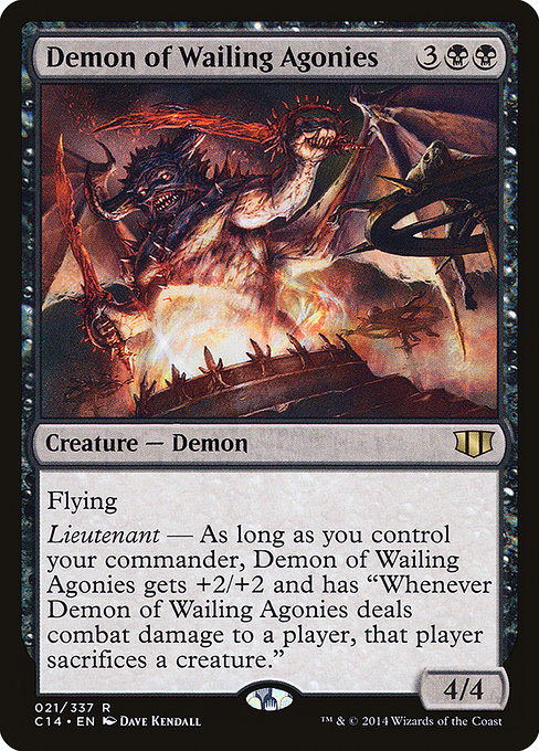 Demon of Wailing Agonies (Commander 2014 #21)