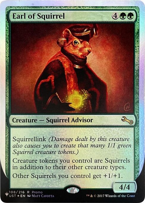 Earl of Squirrel (The List (Unfinity Foil Edition) #108)
