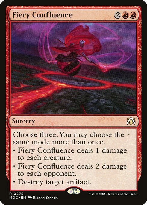Fiery Confluence (March of the Machine Commander #278)