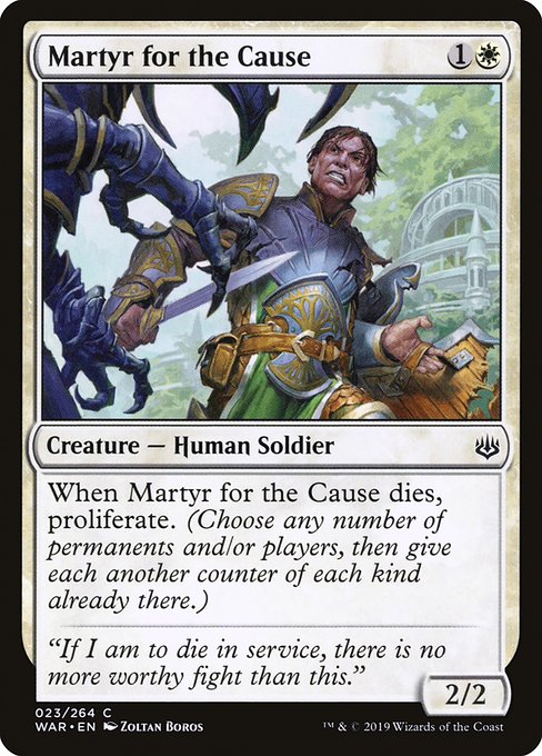 Martyr for the Cause card image