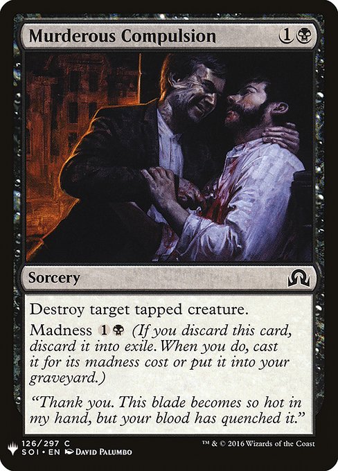 Murderous Compulsion (Mystery Booster #718)