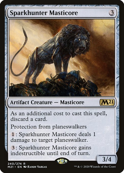 Sparkhunter Masticore (Core Set 2021 #240)