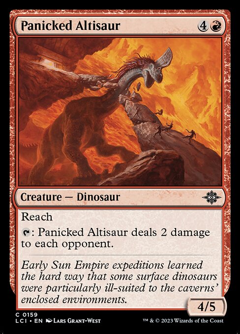 Panicked Altisaur (The Lost Caverns of Ixalan #159)