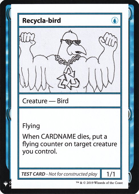 Recycla-bird (Mystery Booster Playtest Cards 2019 #28)