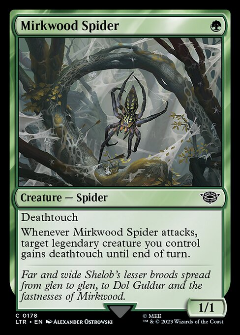 Araignée de la Forêt Noire|Mirkwood Spider