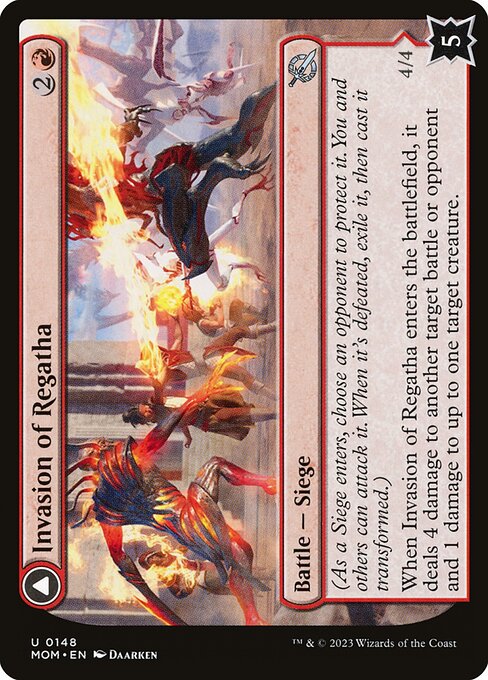 Invasion of Regatha // Disciples of the Inferno card image