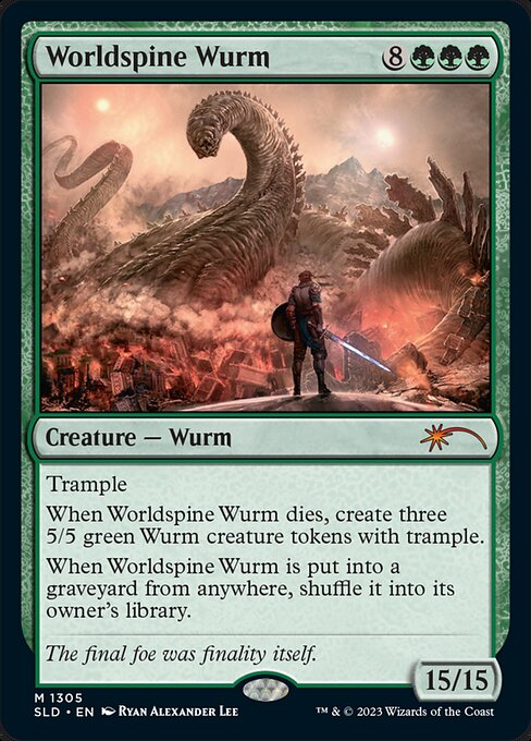 Guivre mondéchine|Worldspine Wurm