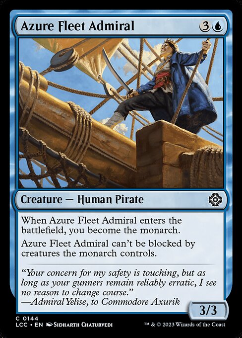 Azure Fleet Admiral (The Lost Caverns of Ixalan Commander #144)