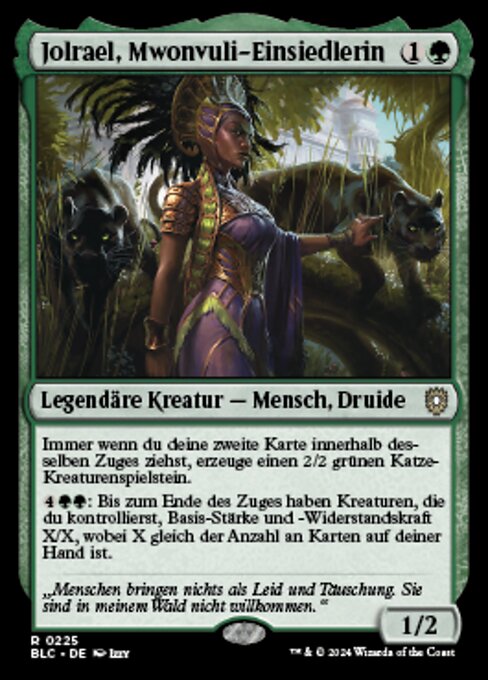 Jolrael, Mwonvuli Recluse (Bloomburrow Commander #225)