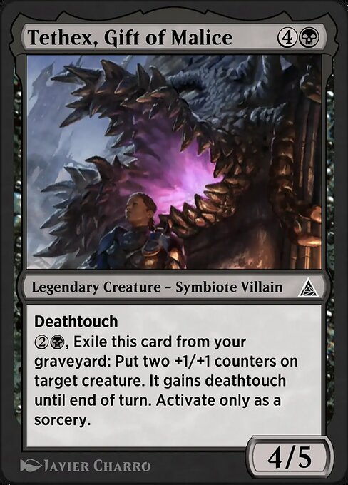 Venom, Evil Unleashed magic the gathering card art