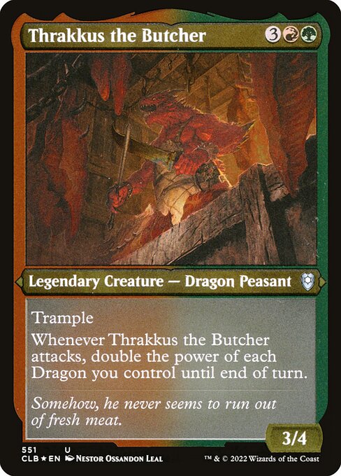 Thrakkus the Butcher (Commander Legends: Battle for Baldur's Gate #551)
