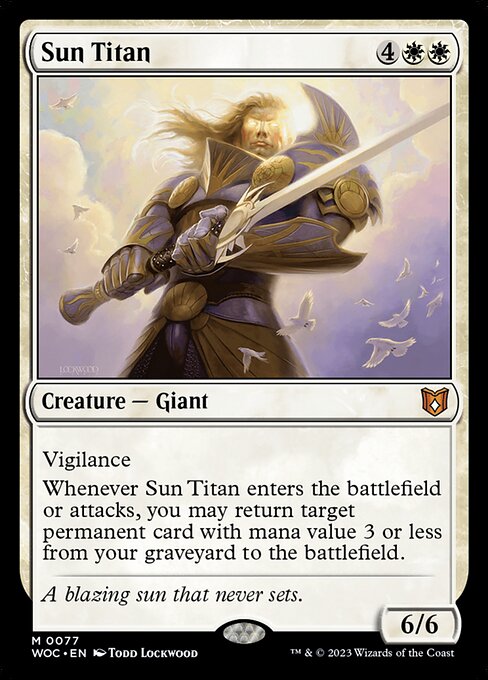 Sun Titan (Wilds of Eldraine Commander #77)