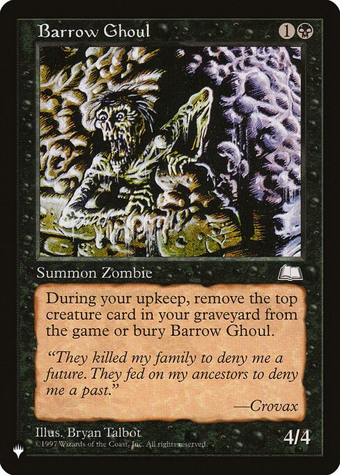 Barrow Ghoul (The List #1116)