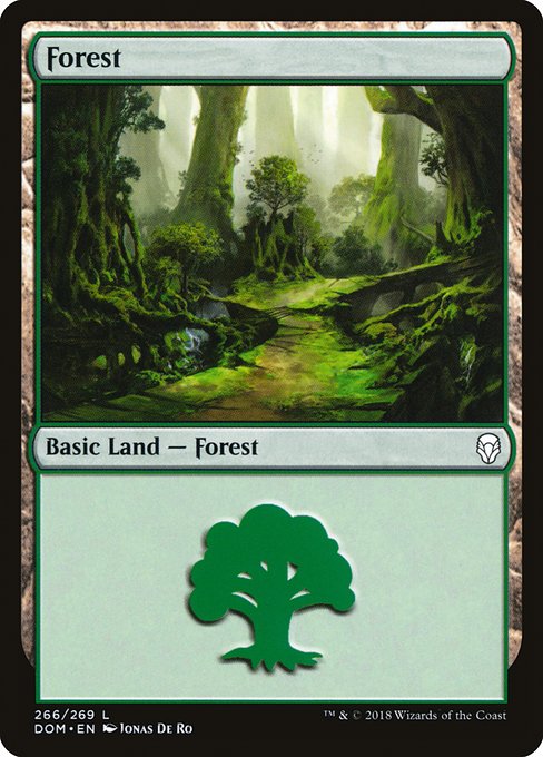 Forest (Dominaria #266)