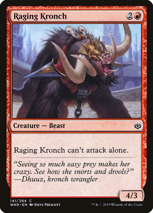 Raging Kronch (war) 141