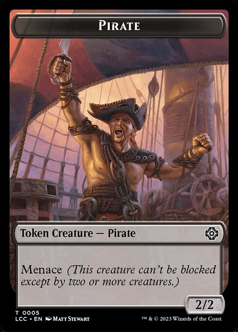 Pirate (The Lost Caverns of Ixalan Commander Tokens #5)
