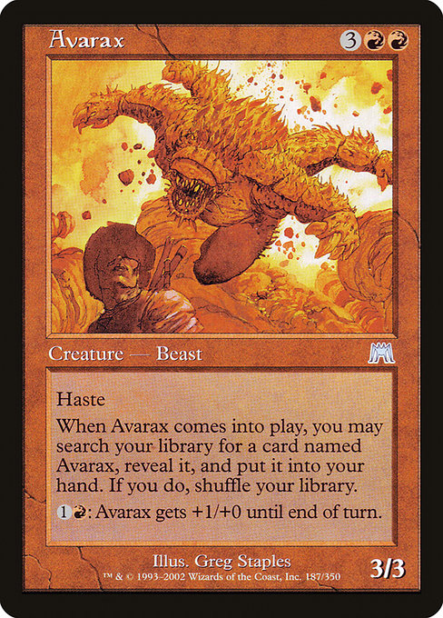 Avarax (Onslaught #187)