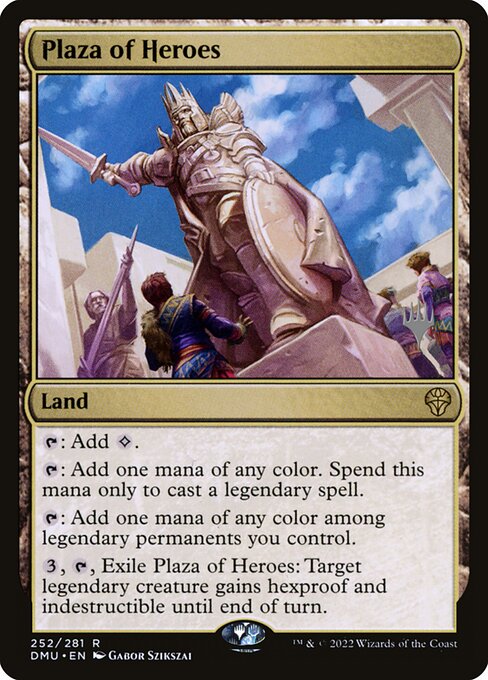 Plaza of Heroes (Dominaria United Promos #252p)